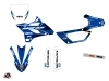 Yamaha 85 YZ Dirt Bike Basik Graphic Kit Blue