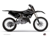 Kit Déco Moto Cross Black Matte Yamaha 125 YZ Noir