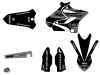 Yamaha 125 YZ Dirt Bike Black Matte Graphic Kit Black LIGHT