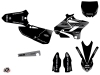 Yamaha 125 YZ Dirt Bike Black Matte Graphic Kit Black