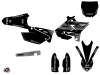 Kit Déco Moto Cross Black Matte Yamaha 125 YZ UFO Relift Noir