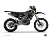 Kit Déco Moto Cross Black Matte Yamaha 250 WRF Noir