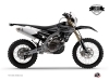 Kit Déco Moto Cross Black Matte Yamaha 250 WRF Noir LIGHT