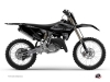 Yamaha 250 YZ Dirt Bike Black Matte Graphic Kit Black