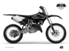 Yamaha 250 YZ Dirt Bike Black Matte Graphic Kit Black LIGHT