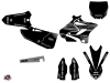 Yamaha 250 YZ Dirt Bike Black Matte Graphic Kit Black