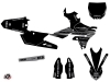 Yamaha 250 YZF Dirt Bike Black Matte Graphic Kit Black