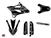 Yamaha 85 YZ Dirt Bike Black Matte Graphic Kit Black LIGHT