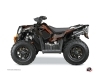Polaris Scrambler 850-1000 XP ATV Blade Graphic Kit Orange