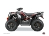 Polaris Scrambler 850-1000 XP ATV Blade Graphic Kit Red