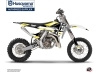 Kit Déco Moto Cross Block Husqvarna TC 65 Noir Jaune