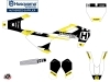 Kit Déco Moto Cross Block Husqvarna TC 65 Noir Jaune