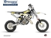 Kit Déco Moto Cross Block Husqvarna TC 50 Noir Jaune