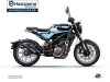 Kit Déco Moto Bobber Husqvarna Svartpilen 125 bleu