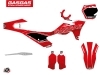 GASGAS MC 125 Dirt Bike Border Graphic Kit Red