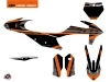 KTM 250 SXF Dirt Bike Breakout Graphic Kit Black Orange 