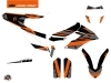 KTM 350 FREERIDE Dirt Bike Breakout Graphic Kit Black Orange