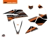 KTM 450-525 SX ATV Breakout Graphic Kit Black Orange
