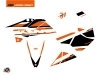 KTM 450-525 SX ATV Breakout Graphic Kit Orange White