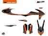 KTM 450 SXF Dirt Bike Breakout Graphic Kit Black Orange 