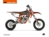 Kit Déco Moto Cross Breakout KTM 50 SX Noir Orange