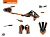KTM 50 SX Dirt Bike Breakout Graphic Kit Black Orange