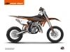 Kit Déco Moto Cross Breakout KTM 65 SX Noir Orange