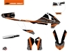 KTM 65 SX Dirt Bike Breakout Graphic Kit Black Orange