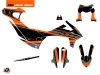 KTM 690 SMC R Dirt Bike Breakout Graphic Kit Black Orange