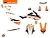 KTM 690 SMC R Dirt Bike Breakout Graphic Kit Orange White