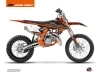 Kit Déco Moto Cross Breakout KTM 85 SX Noir Orange 