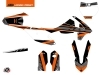 KTM 85 SX Dirt Bike Breakout Graphic Kit Black Orange 