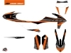 KTM EXC-EXCF Dirt Bike Breakout Graphic Kit Black Orange