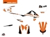 KTM SX-E 5 Dirt Bike Breakout Graphic Kit Orange White