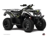 Kymco 250 MXU ATV Camo Graphic Kit Black Green