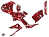 Kymco 250 MXU ATV Camo Graphic Kit Red