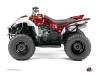 Yamaha 350-450 Wolverine ATV Camo Graphic Kit Red