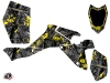 Suzuki 400 LTZ IE ATV Camo Graphic Kit Black Yellow