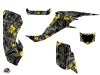 Suzuki 400 LTZ ATV Camo Graphic Kit Black Yellow