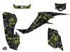 Kawasaki 400 KFX ATV Camo Graphic Kit Black Green