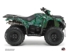 Yamaha 450 Kodiak ATV Camo Graphic Kit Green