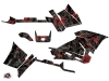 Polaris 450 Sportsman ATV Camo Graphic Kit Black Red