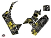 Suzuki 50 LT ATV Camo Graphic Kit Black Yellow