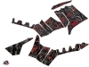 Polaris 550 Sportsman Touring ATV Camo Graphic Kit Black Red