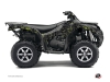 Kawasaki 650 KVF ATV Camo Graphic Kit Black Green