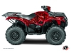 Yamaha 700-708 Kodiak ATV Camo Graphic Kit Red