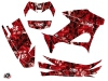 Yamaha 700-708 Kodiak ATV Camo Graphic Kit Red