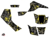 Suzuki 80 LT ATV Camo Graphic Kit Black Yellow