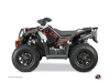 Polaris Scrambler 850-1000 XP ATV Camo Graphic Kit Black Red