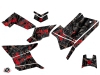 Polaris Scrambler 850-1000 XP ATV Camo Graphic Kit Black Red